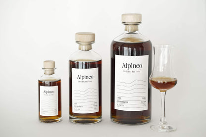 Alpineo in drei Größen mit Glas